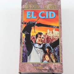 El Cid 1961 VHS 2 Tape Set Charlton Heston Sophia Loren Good Condition
