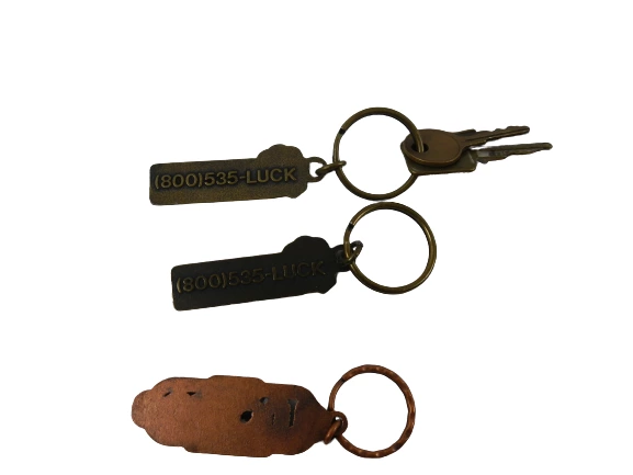 Lot of 3 Keychains Fitzgerald's Eldorado Casino Reno, Nevada