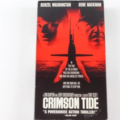 Crimson Tide VHS Hollywood Pictures Denzel Washington Gene Hackman Rated R