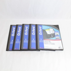 Lot of 5 Oxford Fold It Up 5 Pocket Folders for Letter Size 400 Sheets