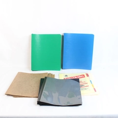 Office Supplies 2 Binders Index Dividers File Folders Pre-Owned Lot