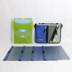 Lot of Big Mouth Filer File Folders & Zipper Binder Wilson Jones Pre-owned