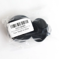 New Sealed Set of 2 Aluvor Black Silicone Bathtub Drain Plug Stoppers