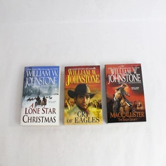 Lot of 3 William W. Johnstone Western Books Cry of Eagles MacCallister Xmas