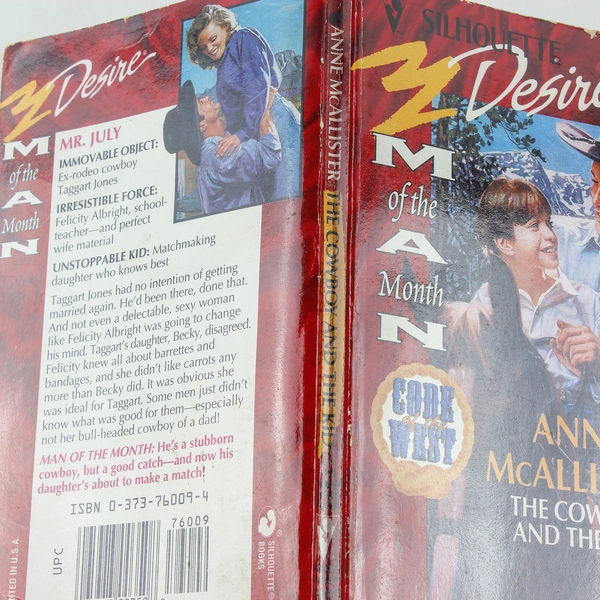 The Cowboy and the Kid by Anne McAllister 1996 Silhouette Paperback Book