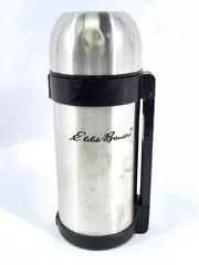 Eddie Bauer Stainless Steel Vacuum Insulated Thermos Hot/Cold Pre-Owned