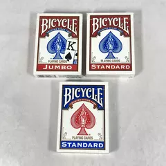 Lot of 3 Decks Of Bicycle Playing Cards 2 Standard 1 Jumbo