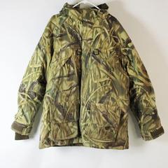 Cabela's Outdoor Gear Thinsulate Wetlands Camo Hooded Hunting Jacket Men's XL