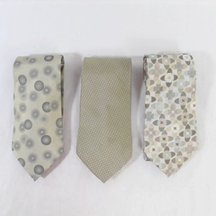 Men's Ties Lot of 3 100% Silk Banana Republic Floral & Geometric Patterns