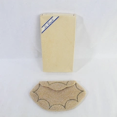Vintage La Regale Beaded Clutch Bag Purse Faux Pearls Japan Prom Wedding