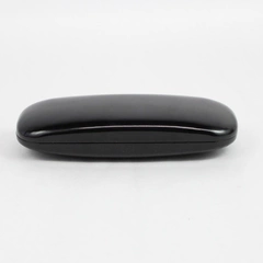 Saks Fifth Avenue Black Clamshell Glasses Case with Velvet Interior