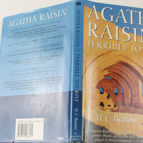 Agatha Raisin and the Terrible Tourist by M.C. Beaton 1997 Hardcover Book