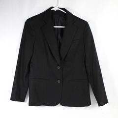 Unbranded Blazer Women's Size 10 Black Long Sleeves Two Button Closure