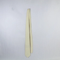 Vintage Claybrooke Meier And Frank Woven Men's Neck Tie Pointed Cream