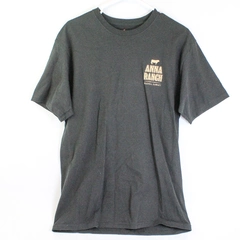 Hanes Historic Anna Ranch Waimea Hawaii Tee T Shirt Men's M Black Short Sleeves