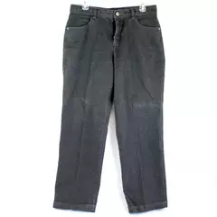 Vintage Woolrich Women's Black Jeans Size 10P Four Pocket Design Good Condition