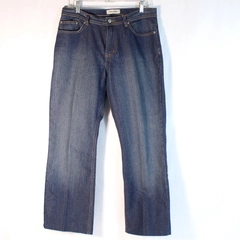 Zena Jeans Blue Women's Size 10 Straight Leg 5 Pocket Design Stitching Accent