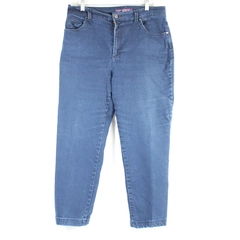 Gloria Vanderbilt Jeans Pants Blue Women's Size 12 Straight Leg 5 Pocket Design