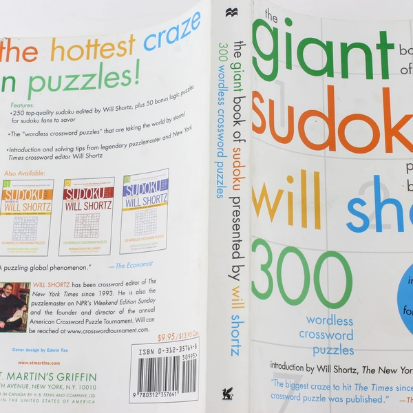 The Giant Book of Sudoku by Will Shortz 2005 300 Wordless Puzzles