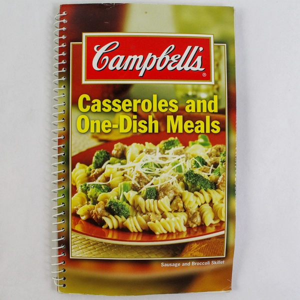 Campbell's Casseroles & One-Dish Meals 2005 Spiral Bound Cookbook Pre-Owned