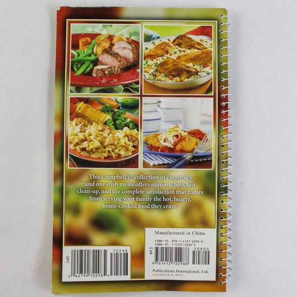 Campbell's Casseroles & One-Dish Meals 2005 Spiral Bound Cookbook Pre-Owned