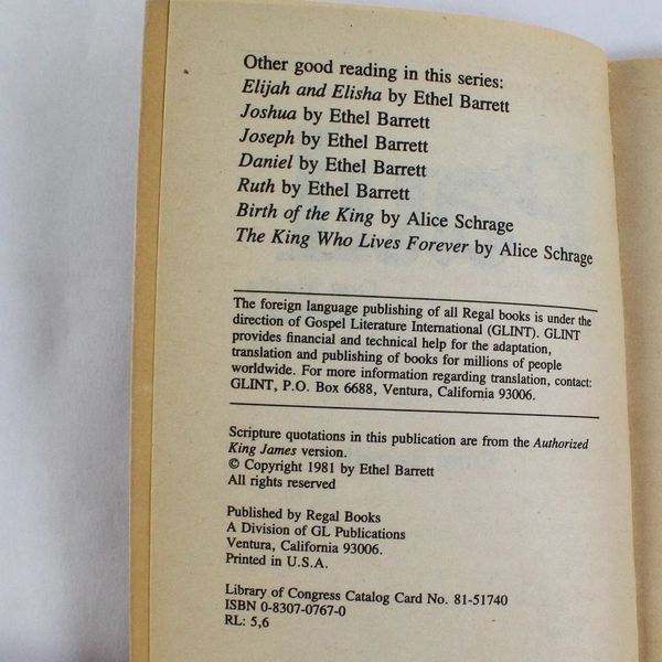 Paul One Man's Extraordinary Adventures by Ethel Barrett 1981 Ex Libris PB