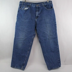 Kirkland Jeans Men's Size 42x30 Blue Straight Leg Medium Wash Denim Pure Cotton