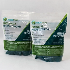 Lot of 2 Nature Fresh Air Purifier Bags Activated Bamboo Charcoal Air Purifier