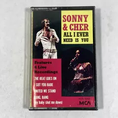 Sonny and Cher All I Ever Need Is You Cassette Tape 1988 MCA Pre-Owned