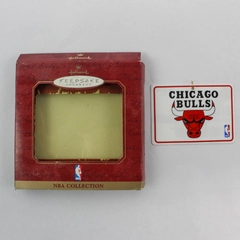 1997 NBA Collection Hallmark Keepsake Ornament Chicago Bulls Display Stand