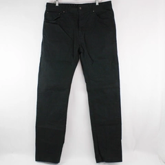 Parana Slim Fit Jeans Black Straight Leg 5 Pocket Design Men's Size 36W x 34L