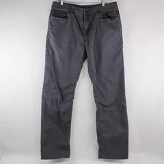 Parana Jeans Slim Fit Men's Size 38W x 34L Gray Straight Leg 5 Pocket Design