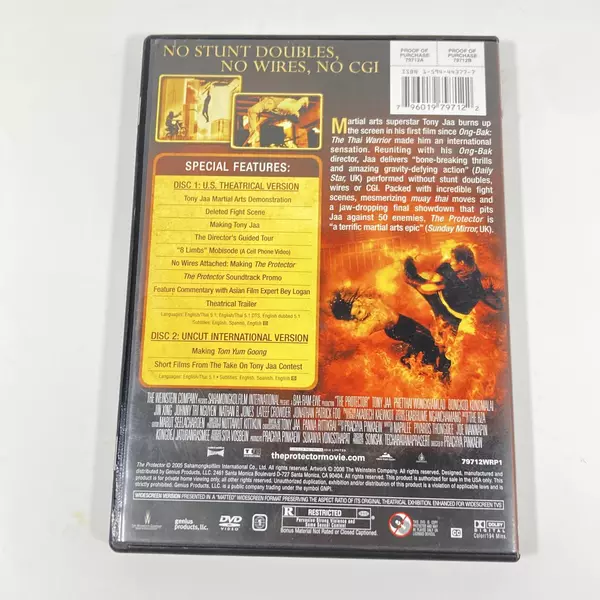 The Protector DVD 2005 2 Disc Ultimate Edition Quentin Tarantino