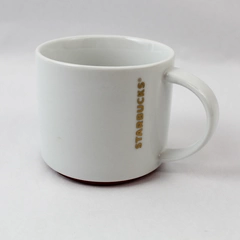 Starbucks 2012 White Tea Coffee Mug Cup 8oz Collectible Good Condition