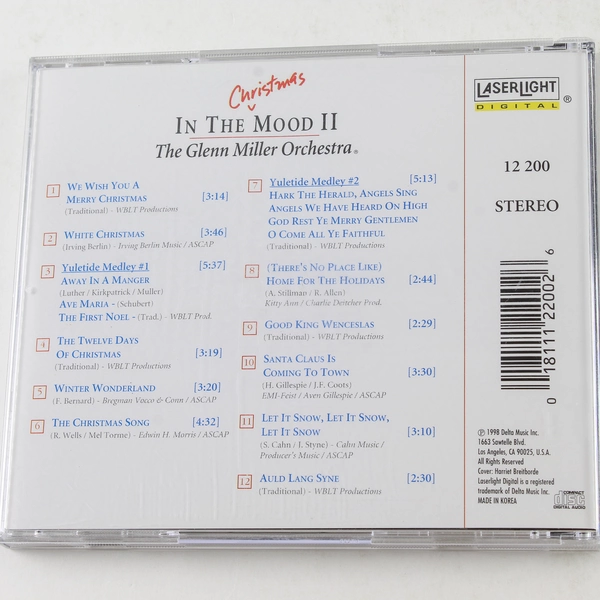 In the Christmas Mood II CD by The Glenn Miller Orchestra Pre-Owned 1998