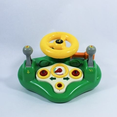 John Deere Busy Car Driver Toy with Lights Pre-Owned Tested