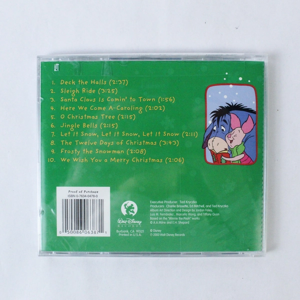 A Pooh Christmas Holiday Songs CD Disney 2000 Pre-Owned Untested