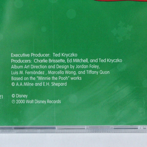 A Pooh Christmas Holiday Songs CD Disney 2000 Pre-Owned Untested