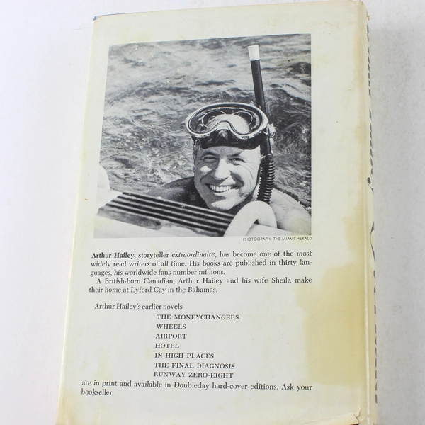 Overload by Arthur Hailey 1979 Hardcover Novel Knopf Doubleday Good Condition