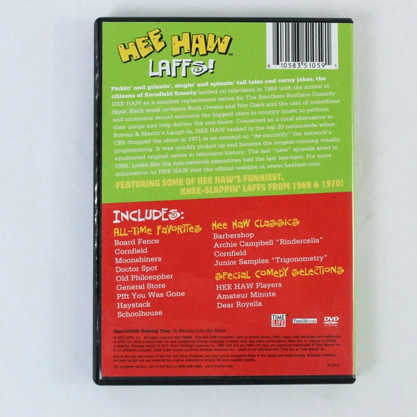 Time Life Hee Haw Laffs DVD 2015 All-Time Favorites Good Condition