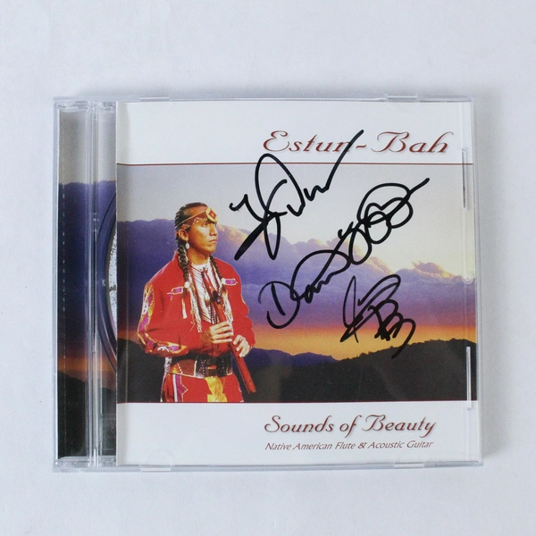 Estun-Bah Sounds Of Beauty CD 2007 Tony Duncan Native American Flute Signed