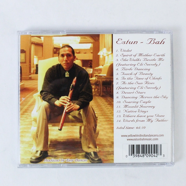 Estun-Bah Sounds Of Beauty CD 2007 Tony Duncan Native American Flute Signed