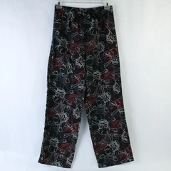 Old Navy Boy's Sz XL Light Weight Lounge Pants Black Skull Bones Elastic Waist