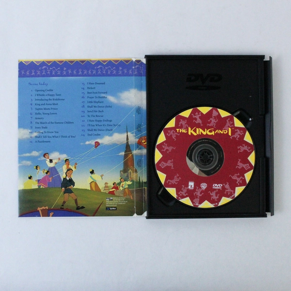 The King and I DVD 1999 Warner Bros Animated Movie 