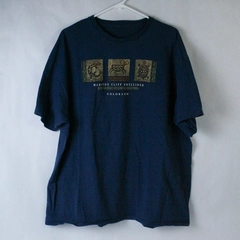 Manitou Cliff Dwellings Colorado Men's Tee Shirt 2XL Navy Blue Short Sleeve