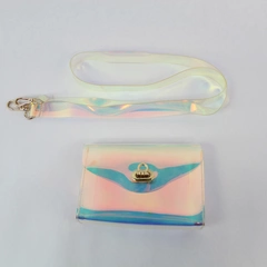 Bed Head TIGI Plastic Pearlescent Mini Handbag Purse Makeup Bag Crossbody