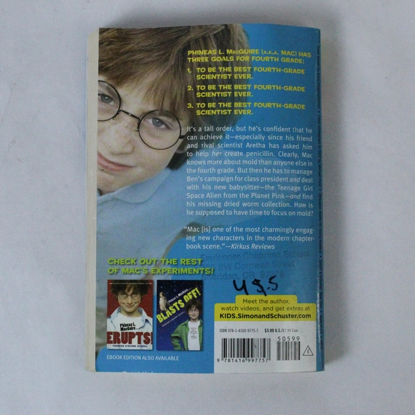 Lot of 6 Phineas L. MacGuire Gets Slimed by Frances O'Roark Dowell 2010 PB