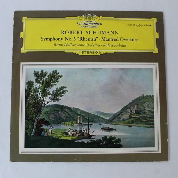Shumann Symphony No. 3 Rhenish Manfred Overture 1964 Vinyl LP Berlin Phil Orch