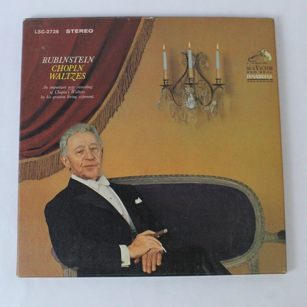 Arthur Rubinstein Chopin Waltzes Vinyl 1964 RCA Victor Red Seal