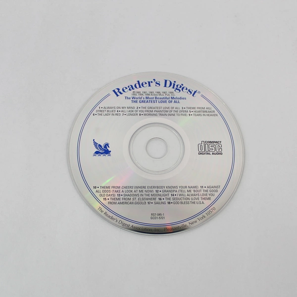 Greatest Love Of All CD World's Most Beautiful Melodies Reader's Digest 1998